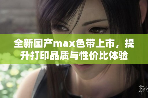 全新国产max色带上市，提升打印品质与性价比体验