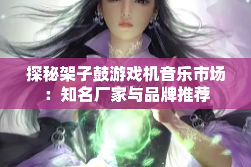 探秘架子鼓游戏机音乐市场：知名厂家与品牌推荐