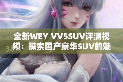 全新WEY VV5SUV评测视频：探索国产豪华SUV的魅力与性能