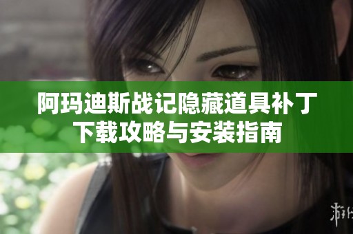 阿玛迪斯战记隐藏道具补丁下载攻略与安装指南
