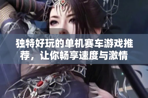 独特好玩的单机赛车游戏推荐，让你畅享速度与激情