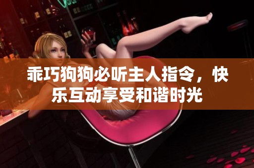 乖巧狗狗必听主人指令，快乐互动享受和谐时光