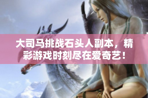 大司马挑战石头人副本，精彩游戏时刻尽在爱奇艺！