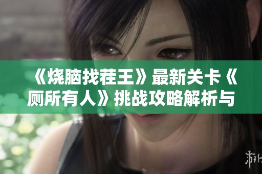 《烧脑找茬王》最新关卡《厕所有人》挑战攻略解析与通关技巧分享