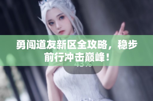 勇闯道友新区全攻略，稳步前行冲击巅峰！
