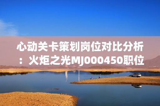 心动关卡策划岗位对比分析：火炬之光MJ000450职位优势揭秘
