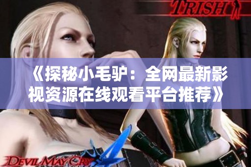 《探秘小毛驴：全网最新影视资源在线观看平台推荐》