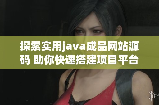 探索实用java成品网站源码 助你快速搭建项目平台